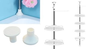 Teleszkópos fürdőszobapolc