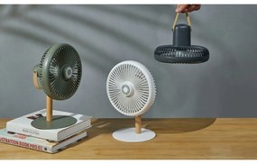 Krémszínű asztali lámpa ventilátorral, távirányítóval (magasság 26 cm) Beyond – Gingko