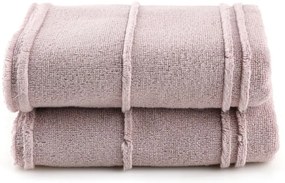 Rózsaszín frottír törölköző szett 2 db-os 50x90 cm Arden – Foutastic