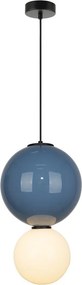 Italux modern függeszték pieve matt fehér kék opál itxpnd-95221-1l-blu