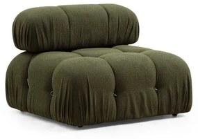 Sötétzöld kanapé modul (középső rész) Bubble – Artie