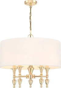 Cosmolight AUSTIN P05180AU-WH Csillár 5x40W/E14 IP20
