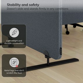 akusztikus falpanel SADIE Carbon Fog 280/145 cm