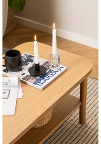 Natúr színű dohányzóasztal tölgyfa dekorral 50x150 cm Banbury – Actona