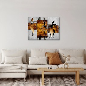 Kép - Az afrikai kultúra motívumai (70x50 cm)