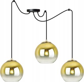 Mennyezeti Lámpa Lógó Hármas Csillár Pók Arany Lámpabúra Nappali Szoba