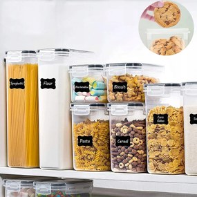Ételtároló Dobozok Tömítő Fedéllel Konyhai Szett 16DB-OS
