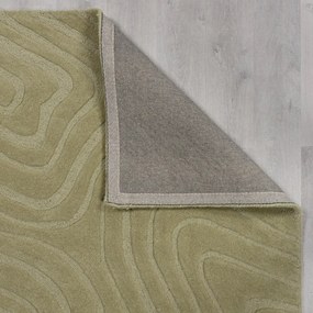 Khaki kézi szövésű gyapjú szőnyeg 200x290 cm Mesmerise Sage – Flair Rugs