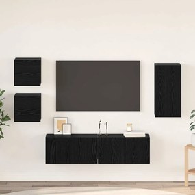 TV szekrény garnitúra 5 pcs Musta tammi 160 x 30 x 30.5 cm