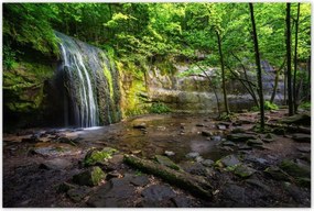 Poszterek 120x80 Trópusi erdő vízesés