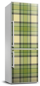 Matrica hűtőre Zöld rács FridgeStick-70x190-f-46310061