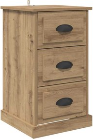 vidaXL Éjjeliszekrény fiókkal Artisan tölgy 39 x 39 x 67,5 cm Faanyag