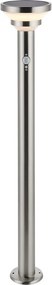 ENDON 96927 HALTON Modern Kültéri Állólámpa Fehér, Ezüstre Festett LED IP44
