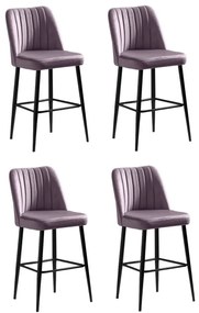 Vento Lilac bárszék szett, 4 db, 4 db