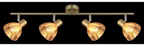 Globo 54315M-4 - Spotlámpa ZACHERY 4xE14/40W/230V arany