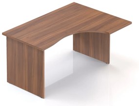 Visio ergonomikus asztal 140 x 100 cm, jobb, dió