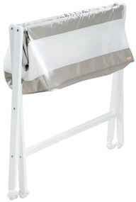 Fehér összecsukható gurulós bölcső 90x45 cm – Roba