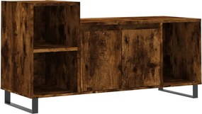 vidaXL füstös tölgy színű szerelt fa TV-szekrény 100x35x55 cm