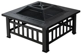 3 az 1-ben tűzrakóhely szikrahálóval