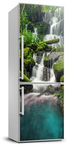Dekor matrica hűtőre Vízesés a dzsungelben FridgeStick-70x190-f-99201253