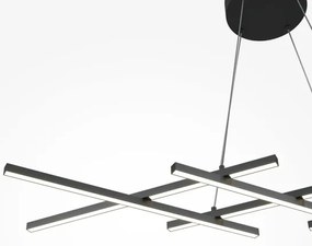 Maytoni MOD244PL-L50BK - HALO LED csillár kábelen LED/40W/230V fekete