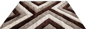 Halász barna shaggy szőnyeg 80 x 150 cm extra vastag