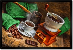 Bekeretezett poszterek 60x40 kupa és zöld táskák