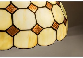 Brilagi - Tiffany vitrázs csillár láncon DORAN 2xE27/60W/230V