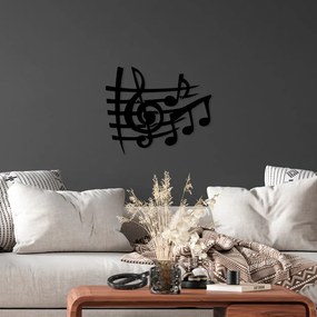 Musical fém fali dekoráció, 58×70 cm