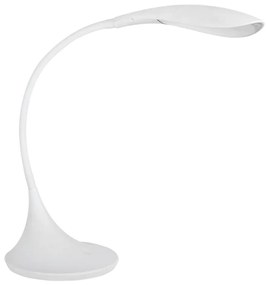 Kanlux Kanlux 22342 - FRANCO LED flexibilis asztali lámpa, 6,8W, fehér, szabályozható KX2514