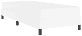 Ágy Tiszta fehér 80 x 200 cm Műbőr