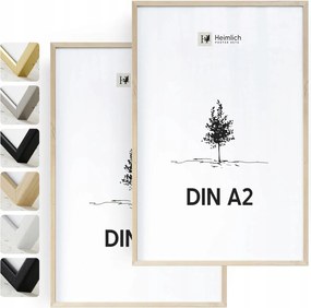 Heimlich Képkeret 30x40cm Fa 2-Pak Fehér 2db