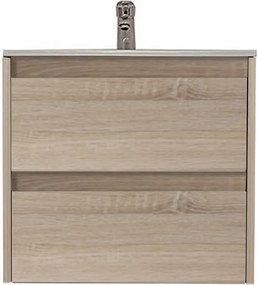 Porto 60 alsó fürdőszoba bútor mosdóval sonoma tölgy színben