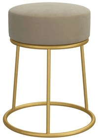 sötétszürke kerek bársonyülőke