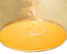 Design fali lámpa fekete aranyszínű üveggel - Bert