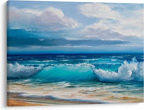 Kép - tengeri hullámok (70x50 cm)