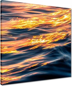 Vászonkép 40x40 Naplemente Víz Tenger