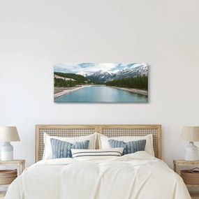 Hegyi tájkép (120x50 cm)