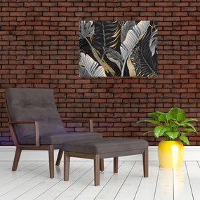 Üveg kép - Arany dzsungel (70x50 cm)