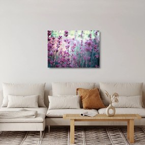 Kép - Levendula (üvegen) (70x50 cm)