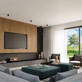 Sollux SL.1002 - Spotlámpa LAGOS 1xGU10/10W/230V 40 cm fekete