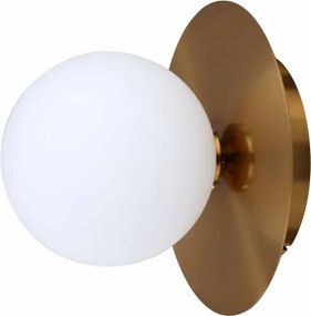 Roma fali lámpa, fehér gyöngy arany keretben, gyönyörű akcentus a hálószobába