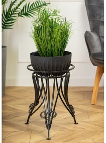 Virágállvány 47x43 cm fekete