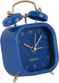 Gyerek ébresztőóra modern elemes kék Metallic Glam polcra