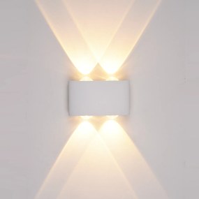 Italux Modern KĂŒltĂ©ri LED lĂĄmpa Gilberto FehĂ©r ITXPL-261W IP54