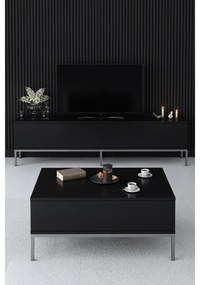 TV szekrény Lord - Black, Silver