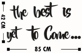 Fa fali dekoráció, The Best is Yet To Come