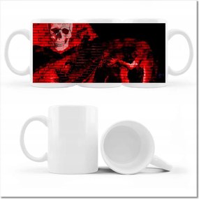 Graffiti mintás bögre Utcaművészet