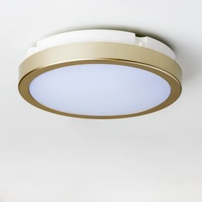 Brilagi - LED Fürdőszobai mennyezeti lámpa PERA LED/18W/230V átm. 22 cm IP65 arany