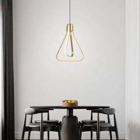 LED kábeles csillár ZING LED/19W/230V aranyszínű